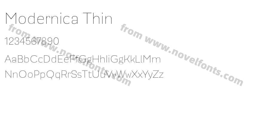 Modernica ThinPreview