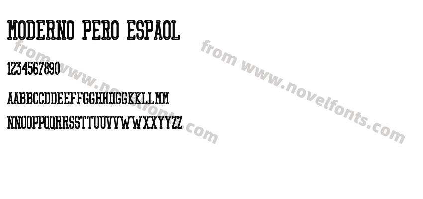 Moderno pero EspaolPreview