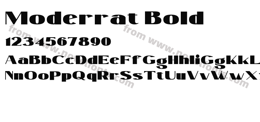 Moderrat BoldPreview