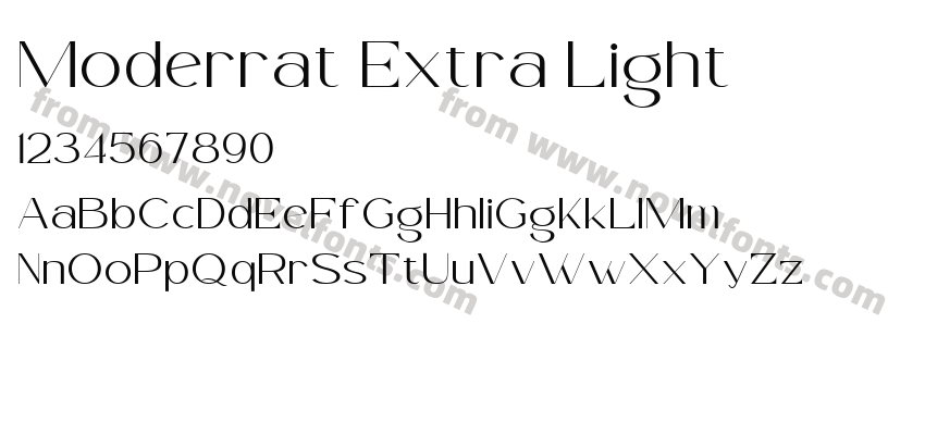 Moderrat Extra LightPreview