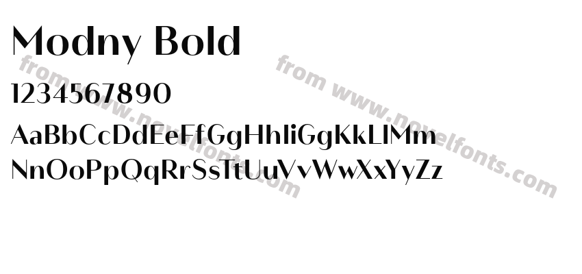 Modny BoldPreview
