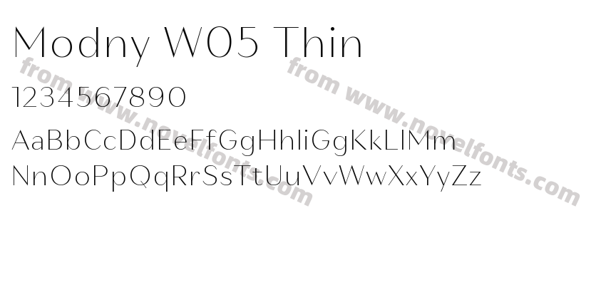 Modny W05 ThinPreview