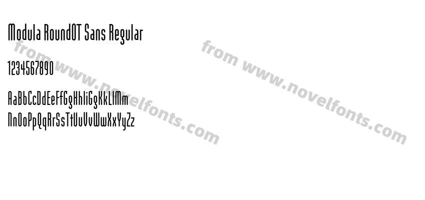Modula RoundOT Sans RegularPreview