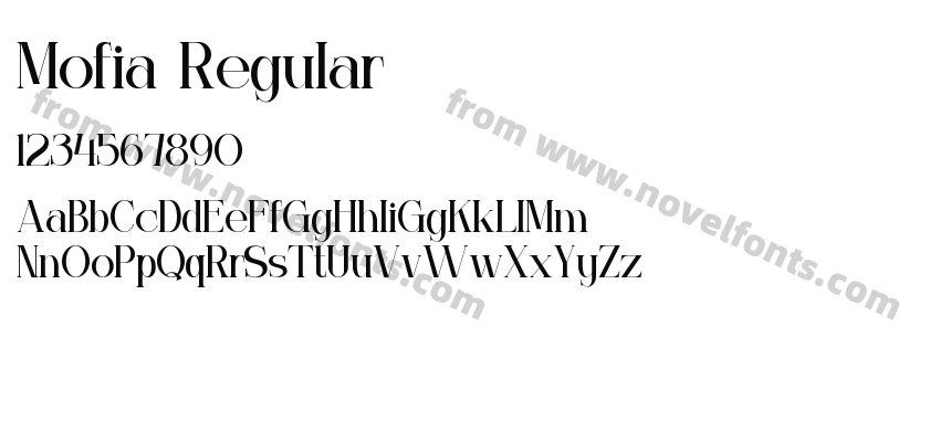 Mofia RegularPreview