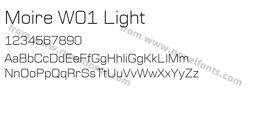Moire W01 LightPreview