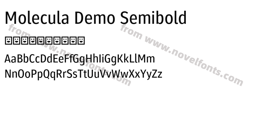 Molecula Demo SemiboldPreview