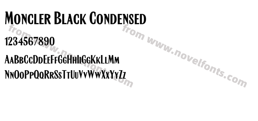 Moncler Black CondensedPreview