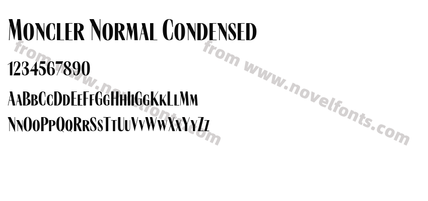 Moncler Normal CondensedPreview