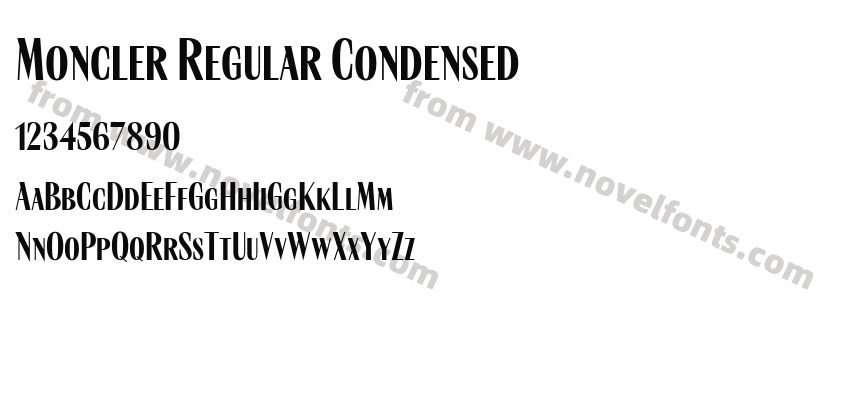 Moncler Regular CondensedPreview