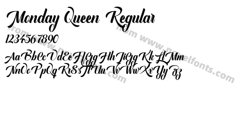 Monday Queen RegularPreview