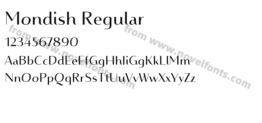 Mondish RegularPreview