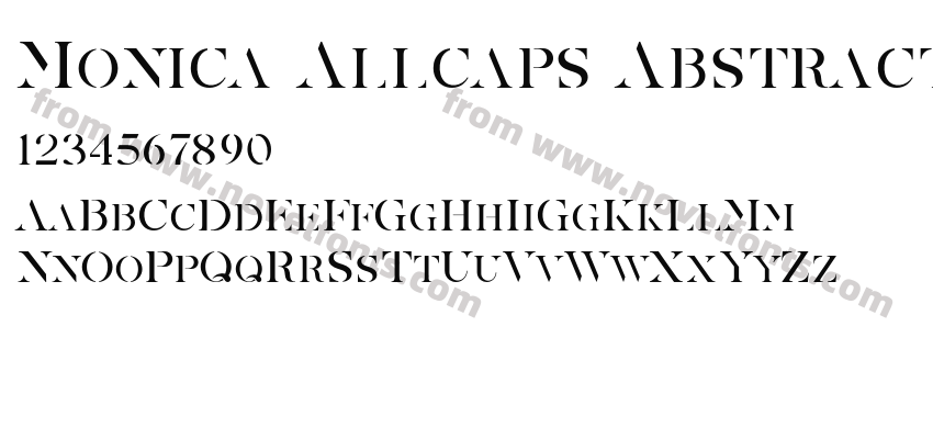 Monica Allcaps AbstractPreview