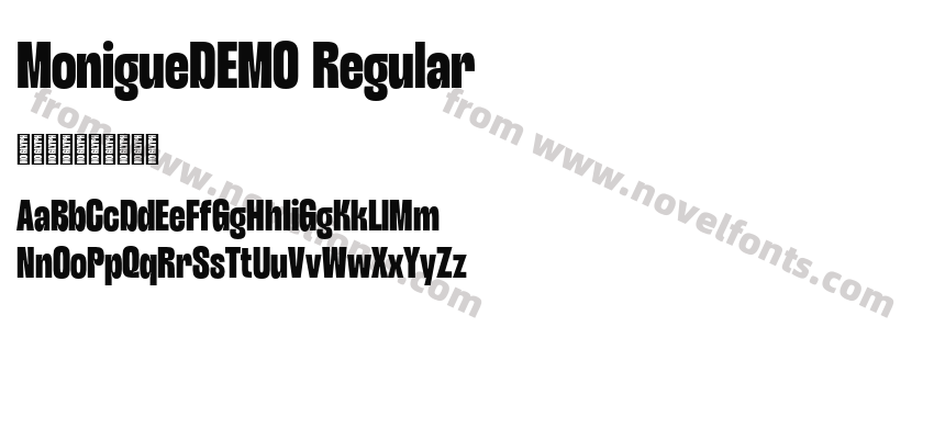 MonigueDEMO RegularPreview