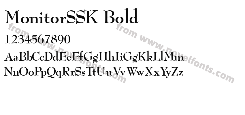 MonitorSSK BoldPreview
