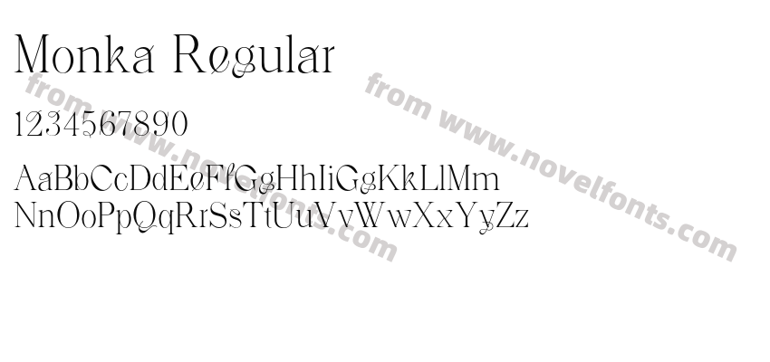 Monka RegularPreview