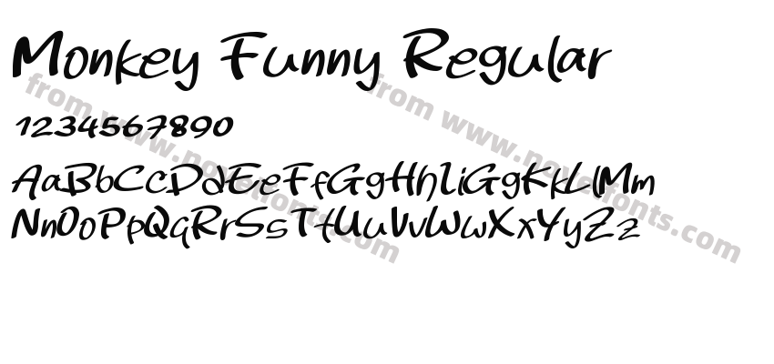 Monkey Funny RegularPreview