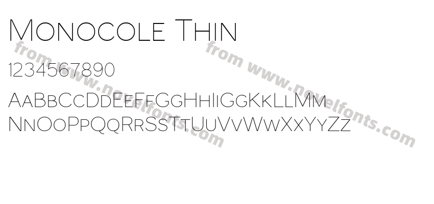 Monocole ThinPreview