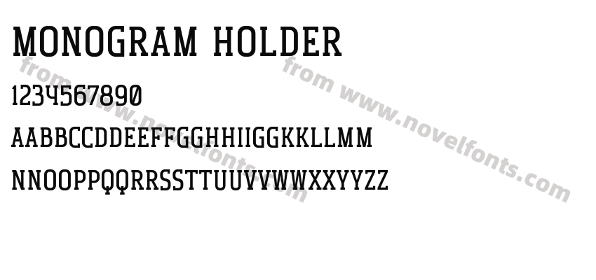 Monogram HolderPreview