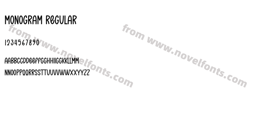 Monogram RegularPreview