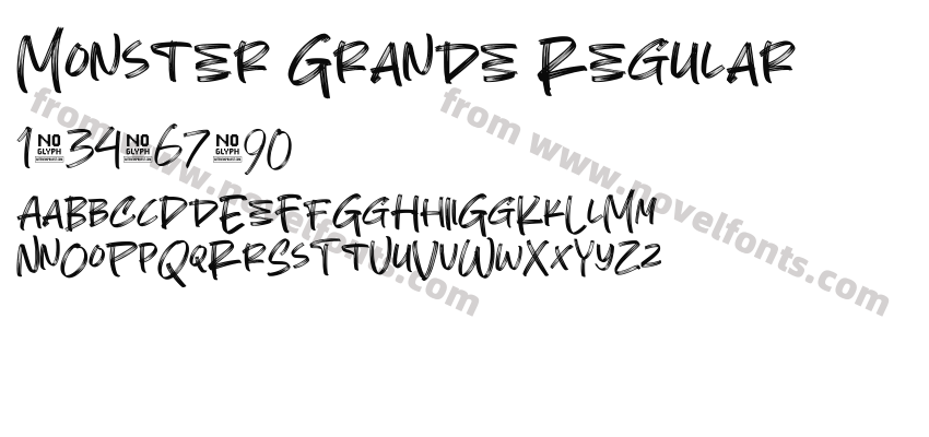 Monster Grande RegularPreview