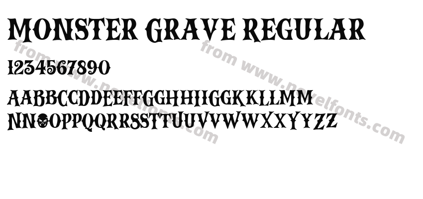 Monster Grave RegularPreview
