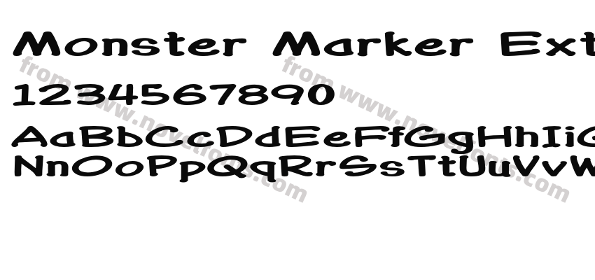 Monster Marker Extraexpanded BoldPreview