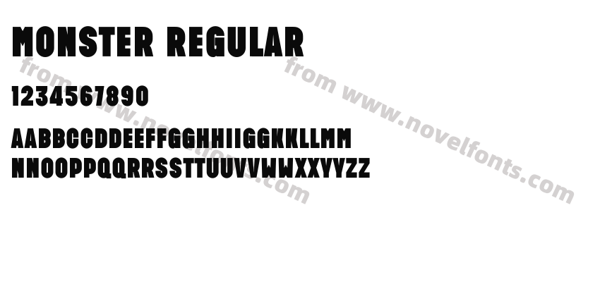 Monster RegularPreview