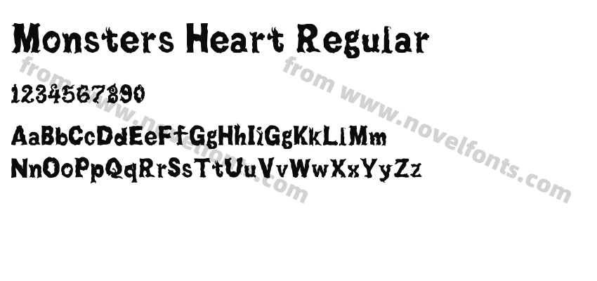 Monsters Heart RegularPreview