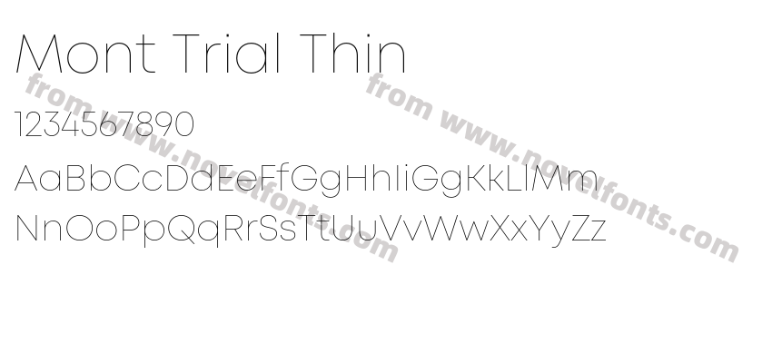 Mont Trial ThinPreview