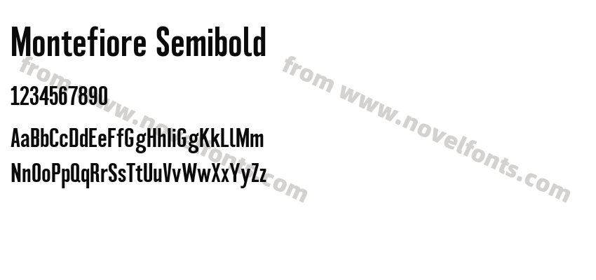 Montefiore SemiboldPreview