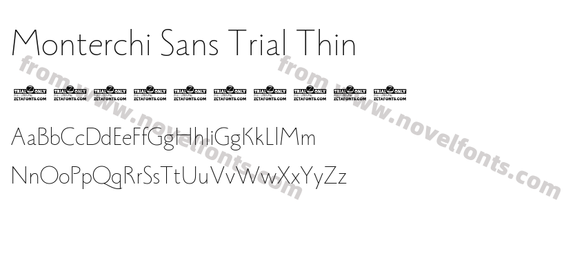 Monterchi Sans Trial ThinPreview