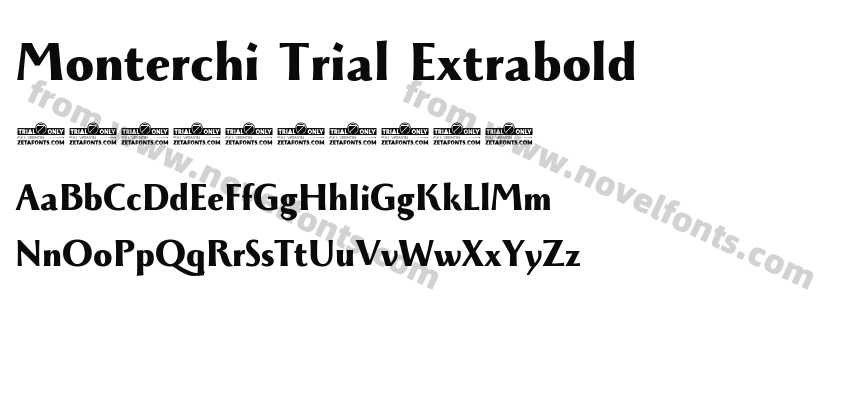 Monterchi Trial ExtraboldPreview