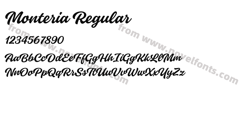Monteria RegularPreview