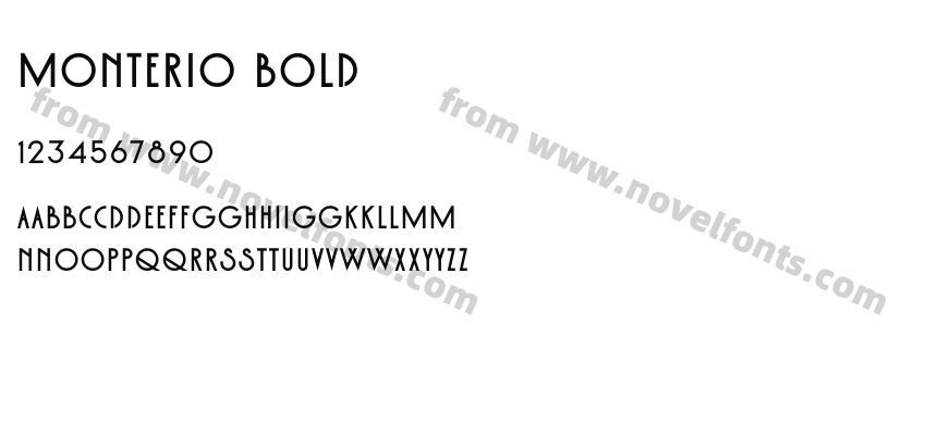 Monterio BoldPreview