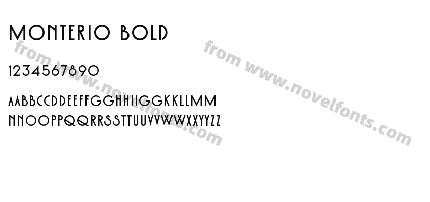 Monterio BoldPreview