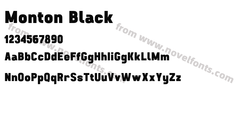 Monton BlackPreview