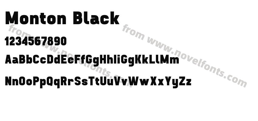 Monton BlackPreview