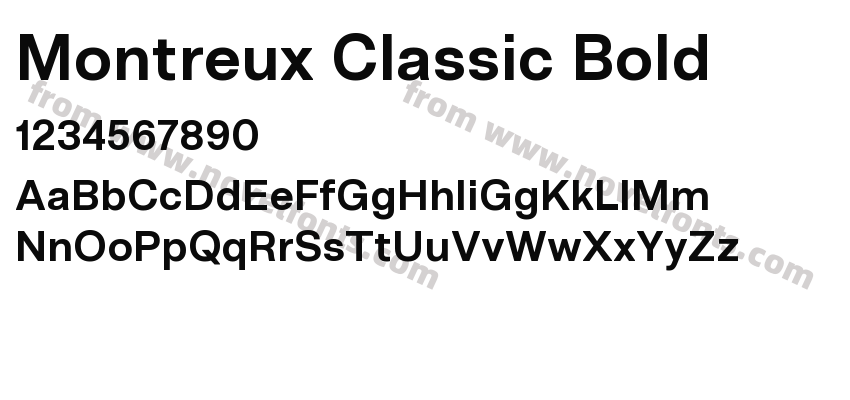 Montreux Classic BoldPreview
