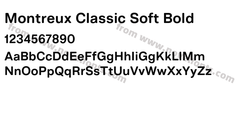 Montreux Classic Soft BoldPreview