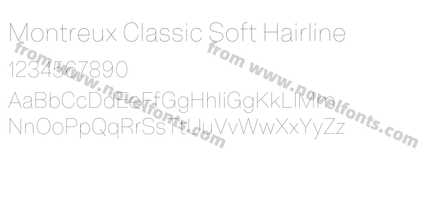 Montreux Classic Soft HairlinePreview