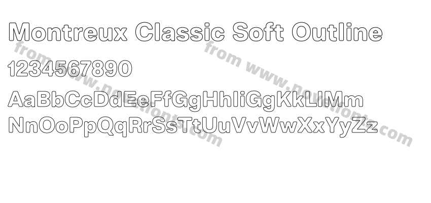 Montreux Classic Soft OutlinePreview