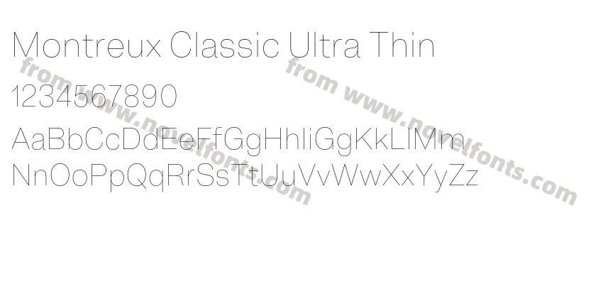 Montreux Classic Ultra ThinPreview