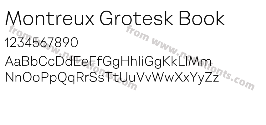 Montreux Grotesk BookPreview