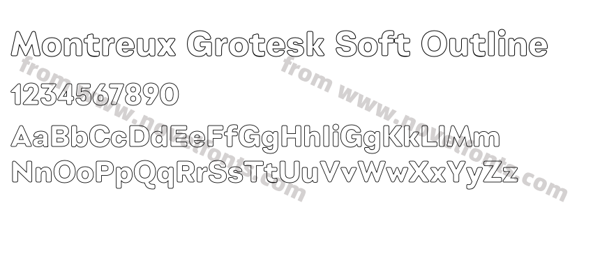 Montreux Grotesk Soft OutlinePreview