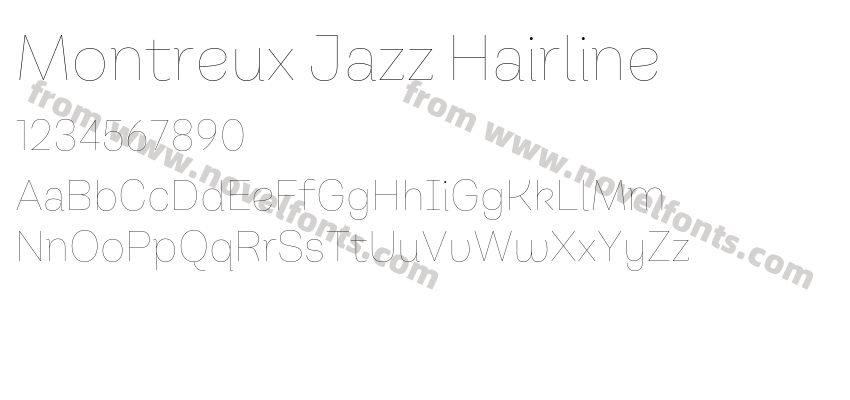 Montreux Jazz HairlinePreview