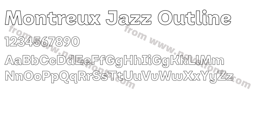 Montreux Jazz OutlinePreview