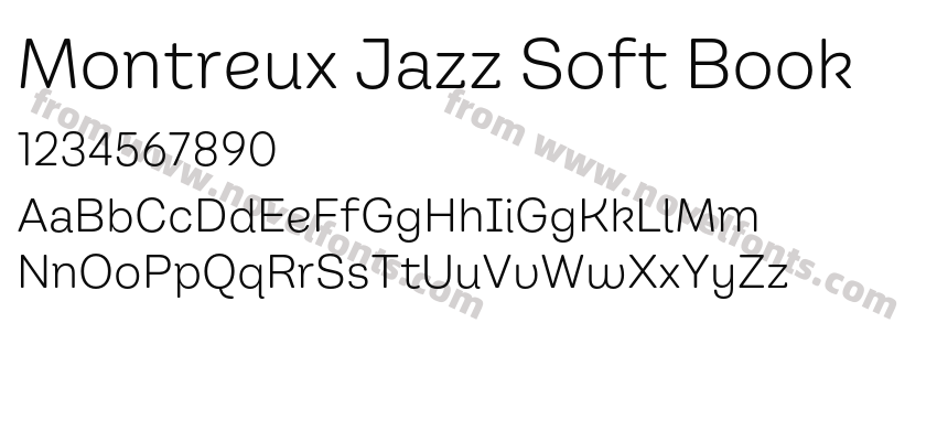 Montreux Jazz Soft BookPreview