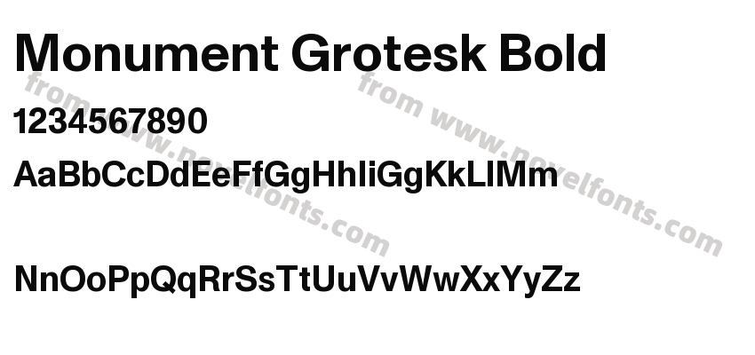 Monument Grotesk BoldPreview