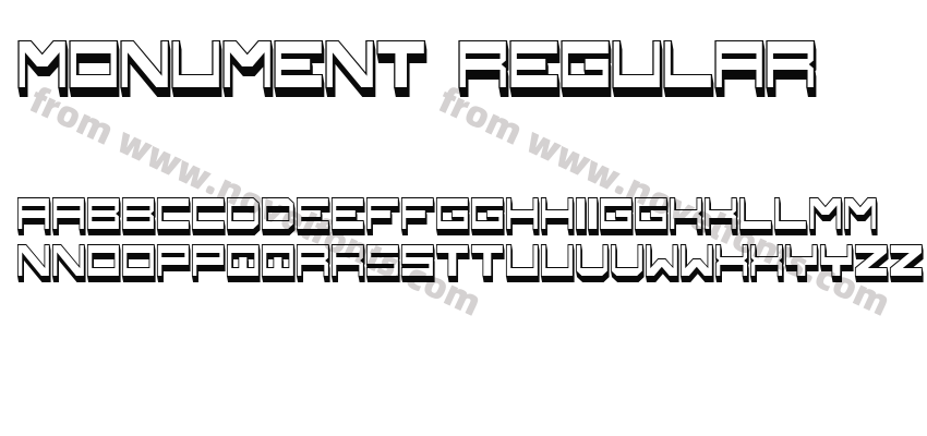 Monument RegularPreview