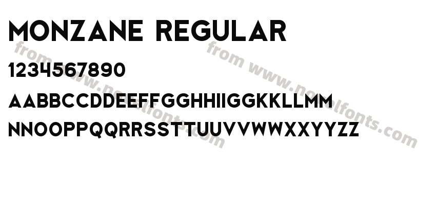 Monzane RegularPreview